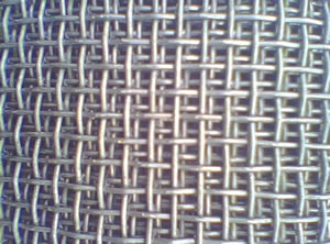 Square Hole Woven Wire Mesh with Zinc Plating